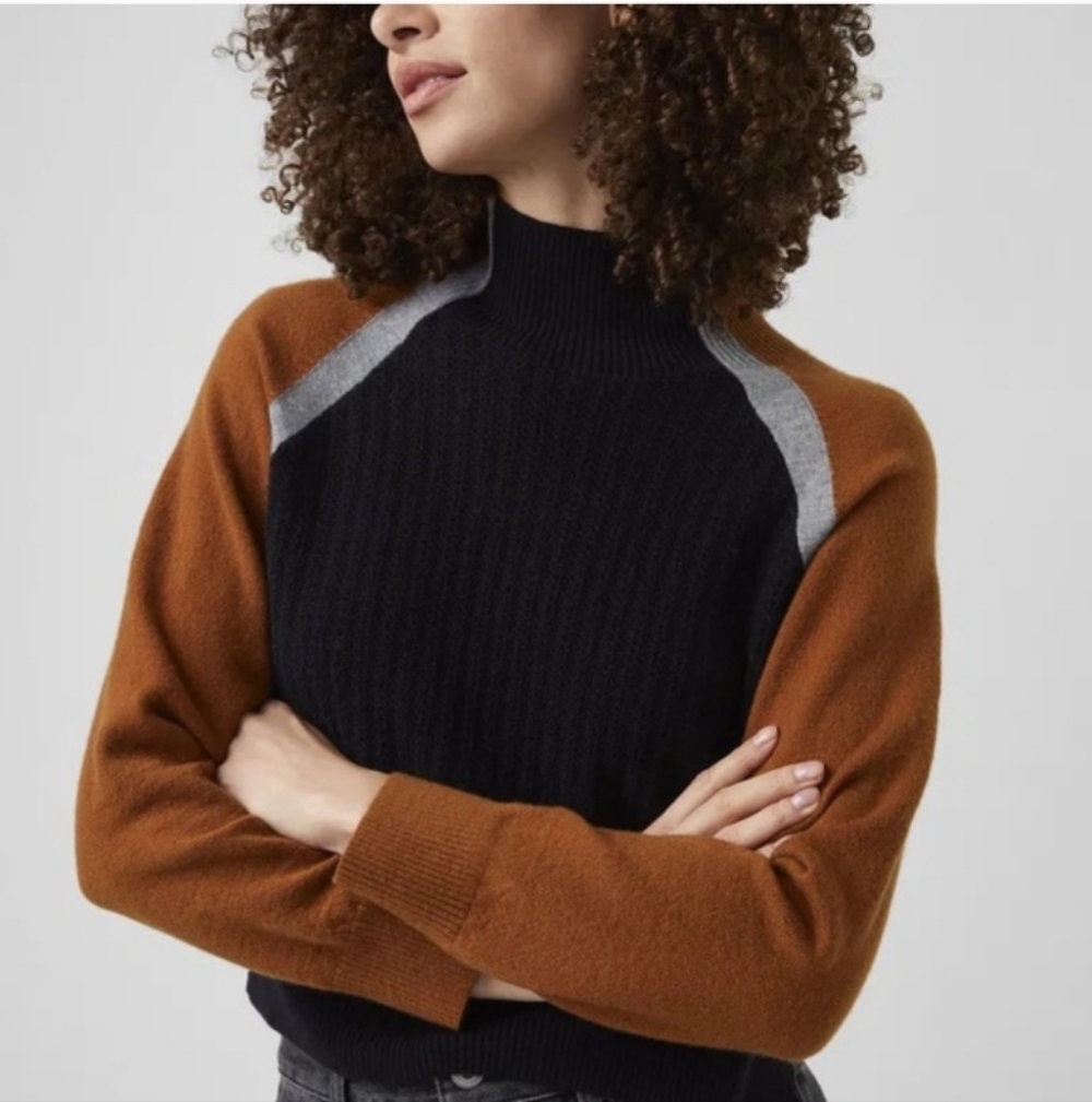 French Connection Color Block Sweater